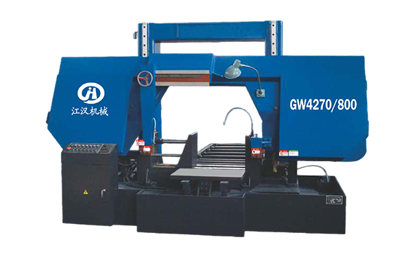 龙南GW4270/800双柱龙门卧式带锯床